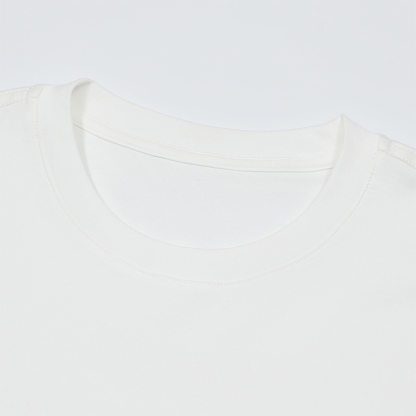 2026 Spring/Summer Horse Leather Patch Short Sleeve T-Shirt – Premium White Men's Tee  Short Description