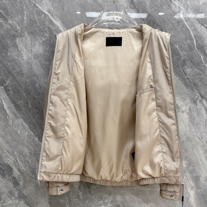 2026 Fall/Winter Lightweight Luxury Hooded Cotton Jacket – Men's Padded Casual Outerwear