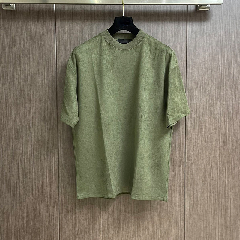2025 Spring/Summer New Ultra-Soft 14-Gauge Yarn Skin-Friendly Breathable Lightweight Italian Blended Wool Short Sleeve Knitwear