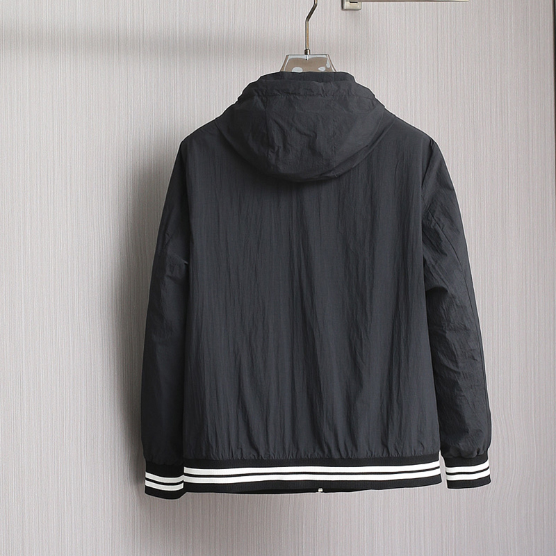 2025 Spring/Summer New Breathable Comfortable Custom Premium Fabric Casual Tailoring Excellent Fit Men's Hooded Jacket