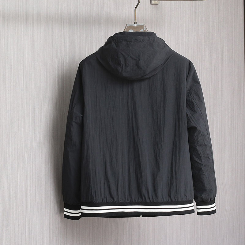 2025 Spring/Summer New Breathable Comfortable Custom Premium Fabric Casual Tailoring Excellent Fit Men's Hooded Jacket