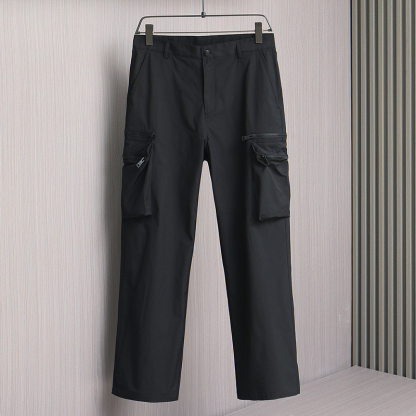 2025 Spring/Summer New Lightweight Loose Comfortable Breathable Skin-Friendly Men's Casual Pants with Pockets