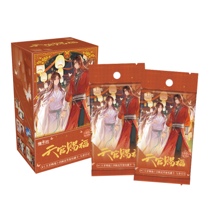 16 Packs CARDFUN Heaven Official's Blessing TGCF To go with thee Xie Lian Trading Cards Official Anime TCG CCG Collectable Card Hobby Gifts Toys 
