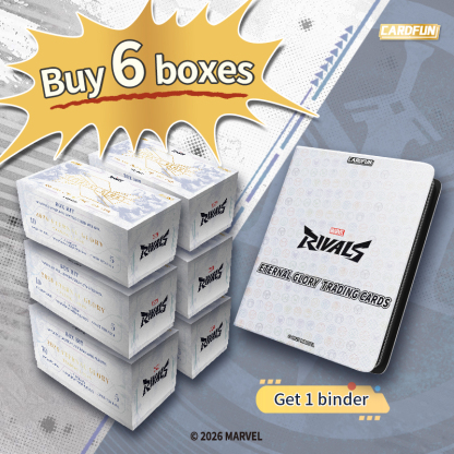 【Free Shipping】CARDFUN Marvel RIVALS ETERNAL GLORY TRADING CARDS 10 Packs Official Anime TCG CCG Collectable Card Booster Packs