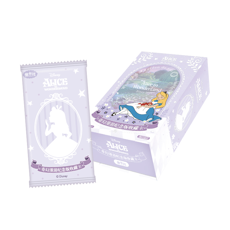 CardFun Official Disney Alice in Wonderland 12 packs Collection Trading Card Booster Box TCG CCG