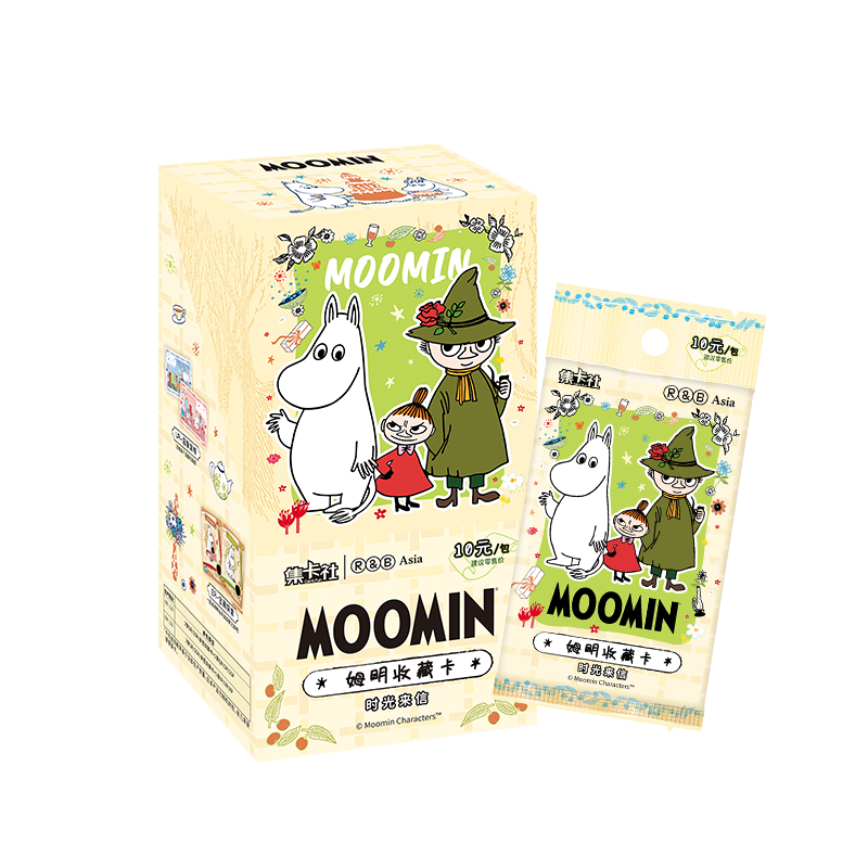 10 Packs CARDFUN Moomin Cards Booster Box Official Anime TCG CCG Collectable Playing Trading Card Pack