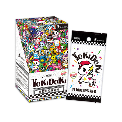 16 Packs CARDFUN Tokidoki Collectable Card Colorful Unicorn Trading Cards Official Anime TCG CCG Hobby Gifts Toys