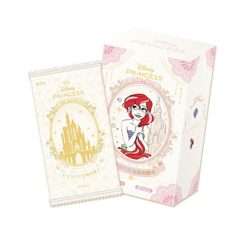 Cardfun Disney Princess Dairy Set 12 Packs Collectible Cards TCG CCG Collection Booster Pack 