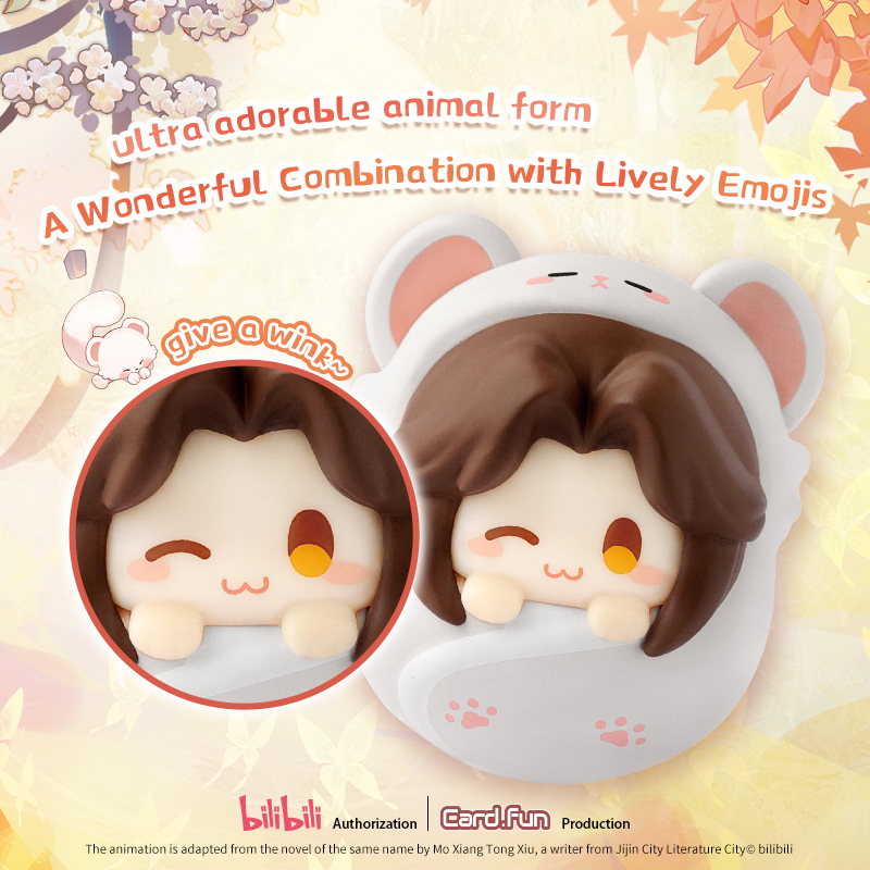 CARDFUN Heaven Official's Blessing Cute Pet Wobbler PVC ABS Collectible Toy Blind Bag 16 designs Cartoon Anime