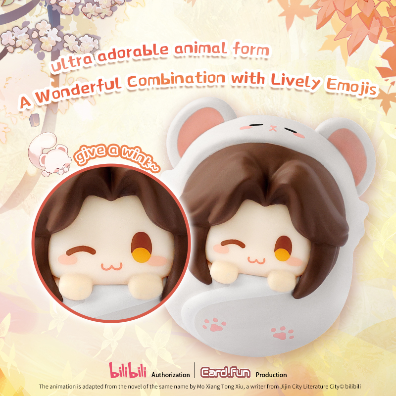 CARDFUN Heaven Official's Blessing Cute Pet Wobbler PVC ABS Collectible Toy Blind Bag 16 designs Cartoon Anime