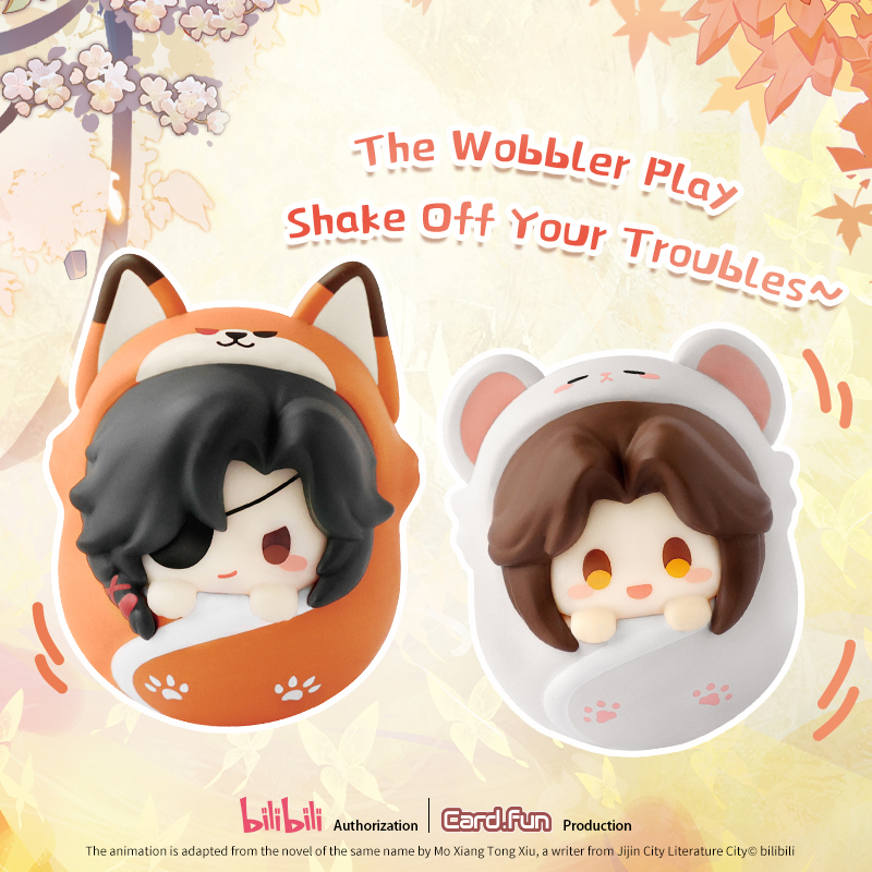 CARDFUN Heaven Official's Blessing Cute Pet Wobbler PVC ABS Collectible Toy Blind Bag 16 designs Cartoon Anime