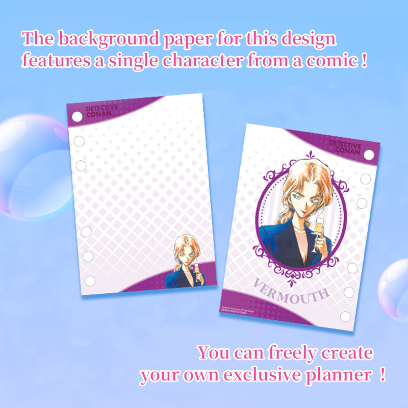 Cardfun Detective Conan Manga Series Case Closed Stickers Ai Haibara Ran Mouri Kogoro Mouri Japanese Anime