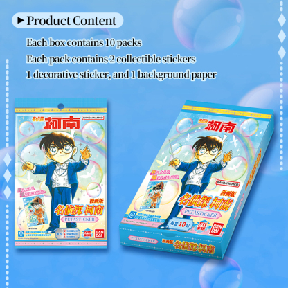 Cardfun Detective Conan Manga Series Case Closed Stickers Ai Haibara Ran Mouri Kogoro Mouri Japanese Anime