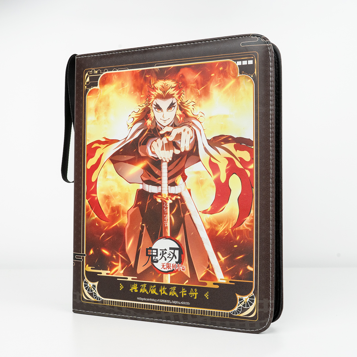 CardFun 9 Pocket Demon Slayer Mugen Train TCG Binder, 360 Double Sided Pocket Card Holder Album with 20 Removable Sleeves, Card Folder Card Album