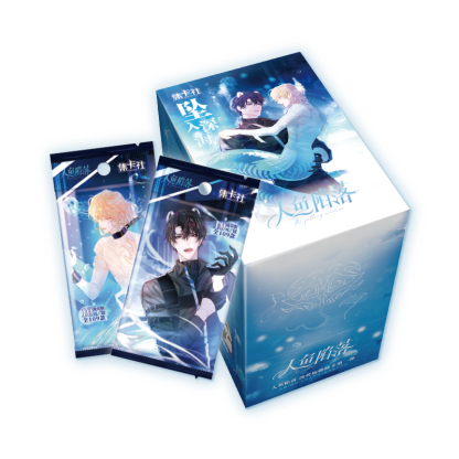 Cardfun 10 Packs The Falling Merman Cards Booster Packs – TCG CCG Collectable Playing Trading Card Falling to the Sea Fluorescent Edition