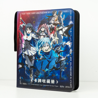 CardFun 9 Pocket That Time I Got Reincarnated as a Slime Card Binder, Trading Card Binder, 360 Cards PU Leather Albums, TCG Card Holder