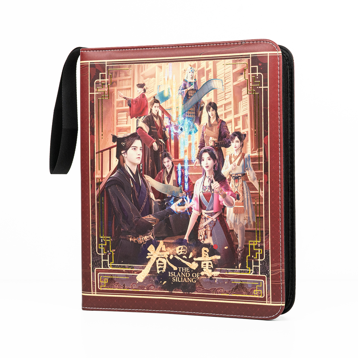 CARDFUN The Island of Siliang Collector Card Album 9 Pocket TCG Trading Card Binder PU Leather 360 Pocket Card with Sleeves