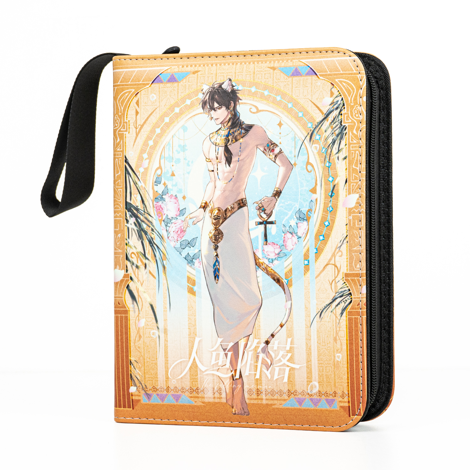 CARDFUN The Falling Merman Collector Card Album 4 Pocket TCG Trading Card Binder PU Leather Cover 160 Pocket Card with Sleeves