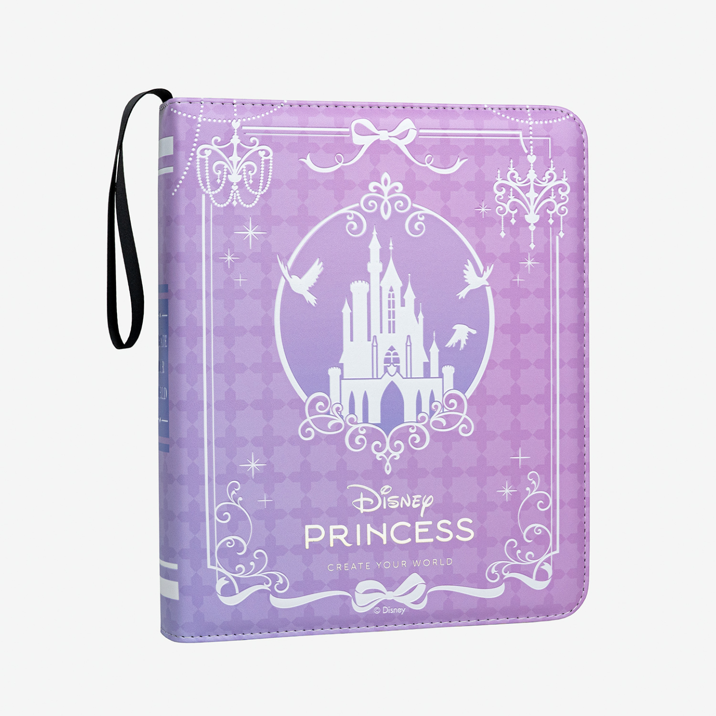 CARDFUN Disney Princess Card Album 9 Pocket Card Binder with Sleeves 360 Double Sided Pocket PU Leather Cover