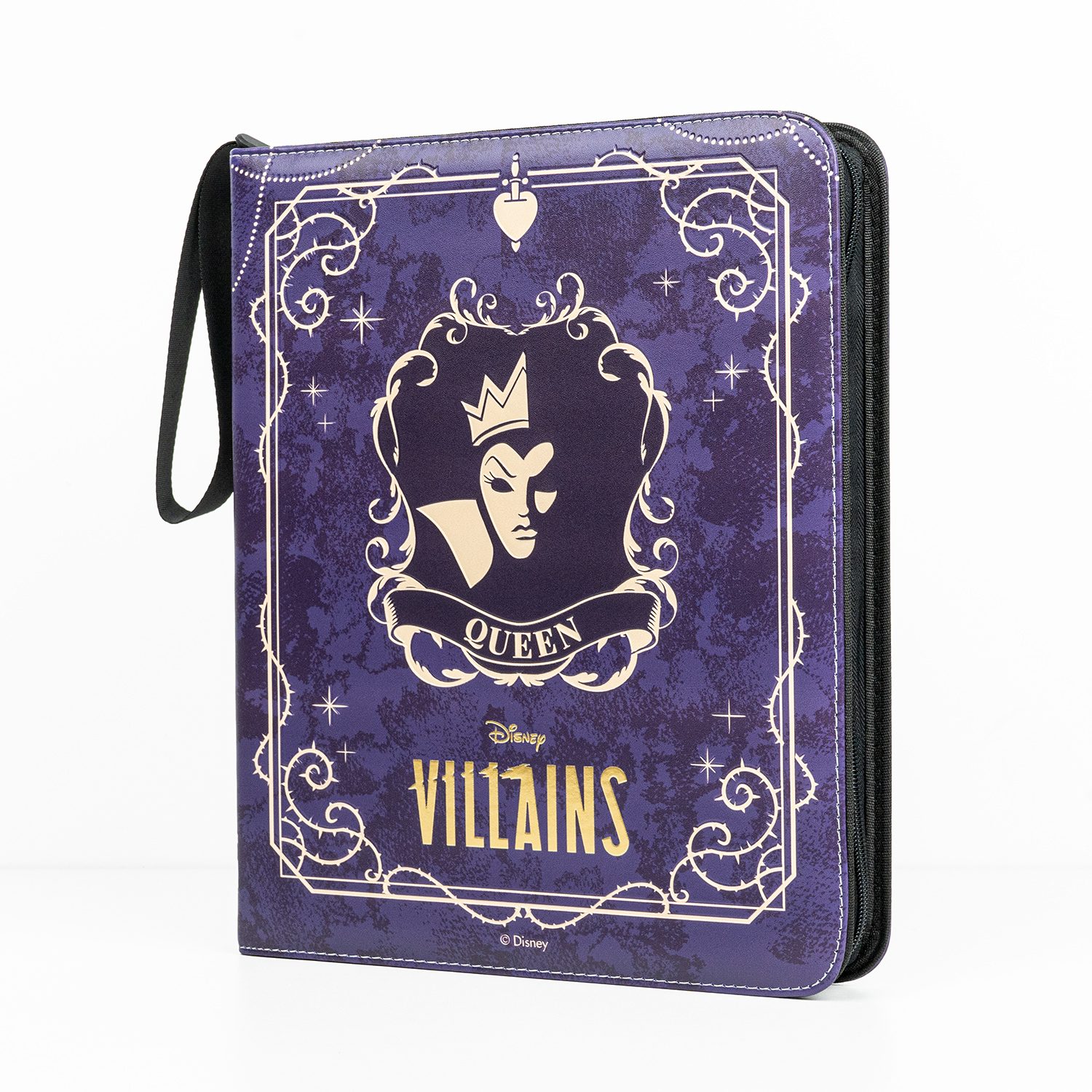 CARDFUN Disney Princess Card Purple Album 9 Pocket Card Binder with Sleeves 360 Double Sided Pocket PU Leather Cover