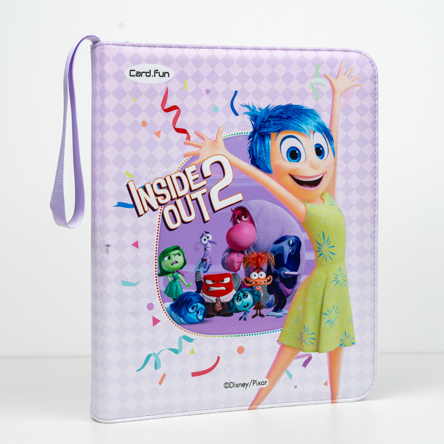 CARDFUN Inside Out2 Collector Card Album 9 Pocket TCG Trading Card Binder PU Leather Cover 360 Pocket Card with Sleeves