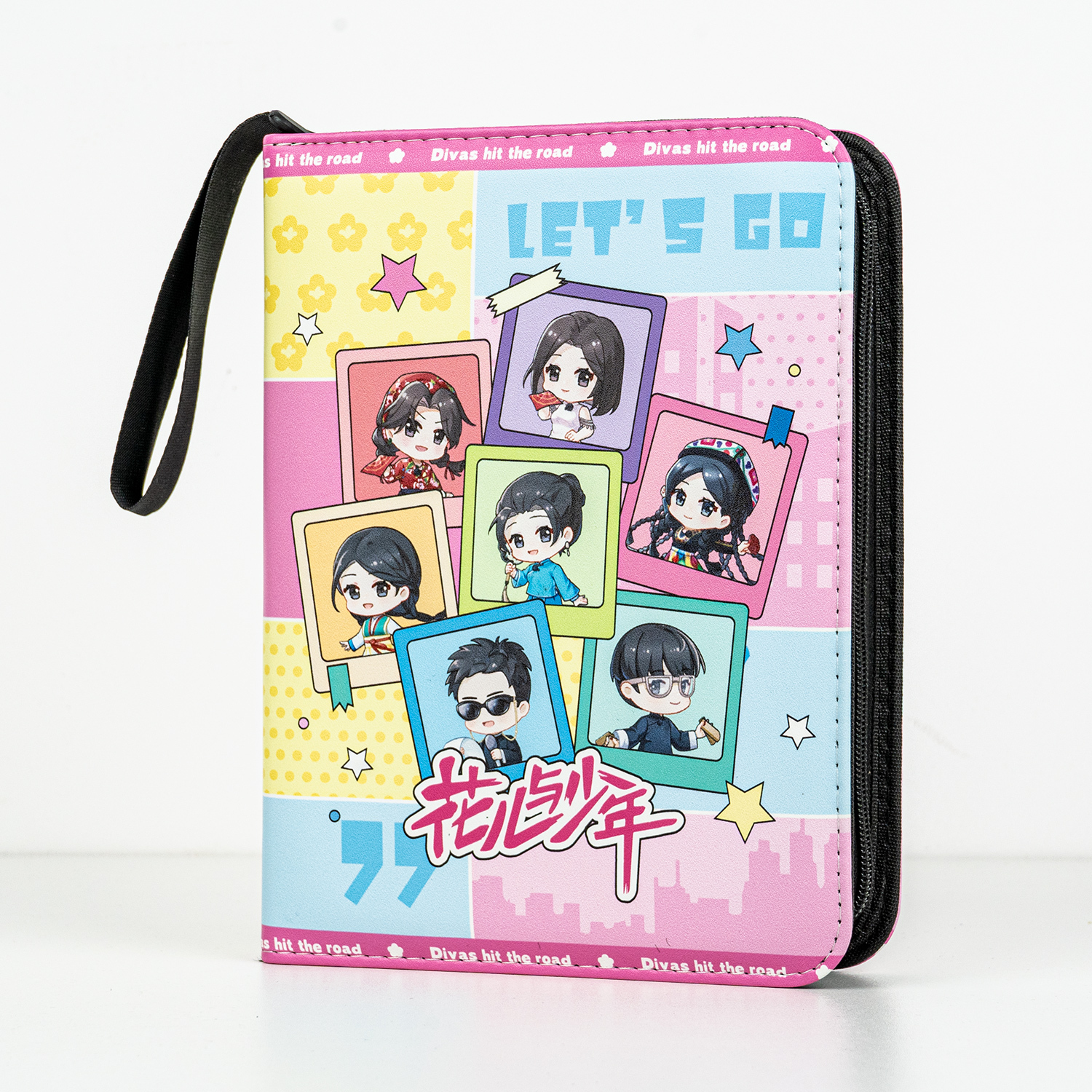 CARDFUN Divas hit the road Collector Card Album 4 Pocket TCG Trading Card Binder PU Leather Cover 160 Pocket Card with Sleeves