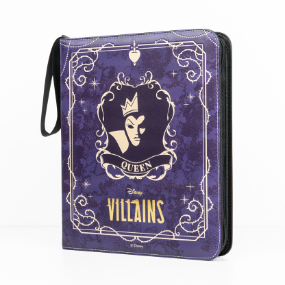 CARDFUN Disney Princess Card Purple Album 9 Pocket Card Binder with Sleeves 360 Double Sided Pocket PU Leather Cover