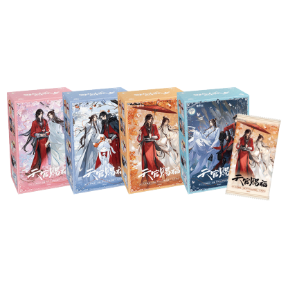 CARDFUN Heaven Official's Blessing TGCF Xie Lian Trading Cards Four Seasons 10 Packs Official Anime TCG CCG Collectable Card--New Version Booster Packs