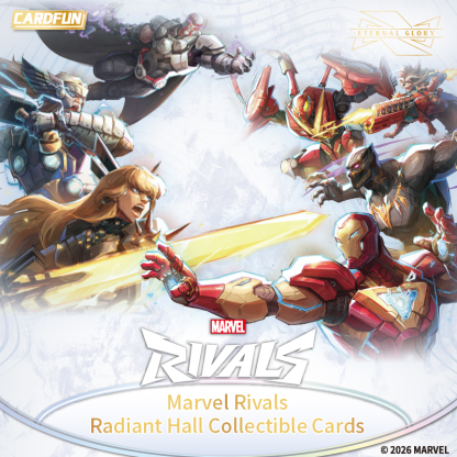 CARDFUN Marvels RIVALS ETERNAL GLORY TRADING CARDS 10 Packs Official Anime TCG CCG Collectable Card Booster Packs