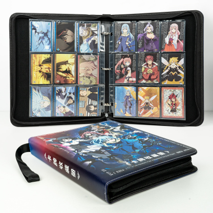 CardFun 9 Pocket That Time I Got Reincarnated as a Slime Card Binder, Trading Card Binder, 360 Cards PU Leather Albums, TCG Card Holder