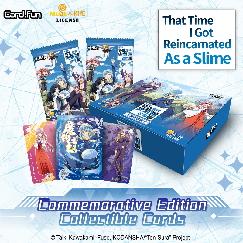 10 Packs CARDFUN That Time I Got Reincarnated as a Slime Collectible Card Game Trading Cards Hobby Gifts Toys