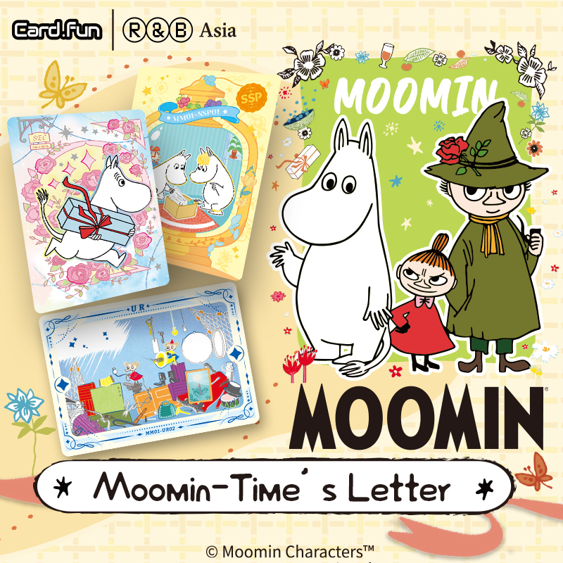 10 Packs CARDFUN Moomin Cards Booster Box Official Anime TCG CCG Collectable Playing Trading Card Pack