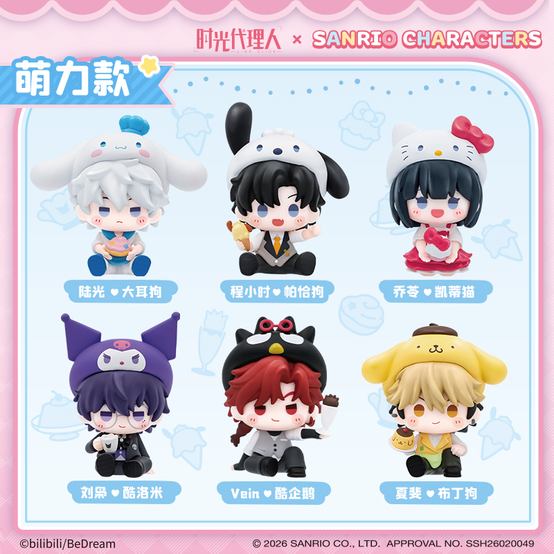 Toyfanz Cardfun LinkClick Sanrio Mini Figures Chibi 12 Boxes per set