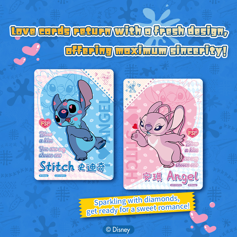 10 Packs CARDFUN Lilo and Stitch Cards Official Anime TCG CCG Collectible Card Game Trading Cards Hobby Gifts Toys
