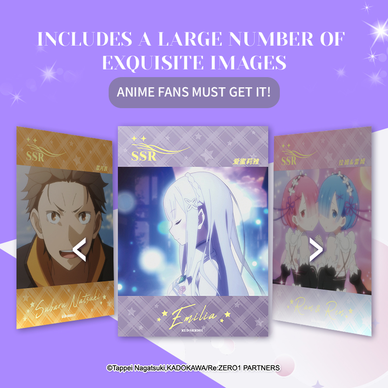 CardFun Re: Life in a Different World from Zero 10Packs Collectable Cards Offical Licensed Cards  Collectable Card Game Trading Card Game