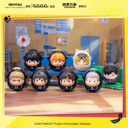 Cardfun【Haikyu!! The Dumpster Battle】Cute Pet Wobbler PVC ABS Collectible Blind Bag 16 designs Cartoon Anime