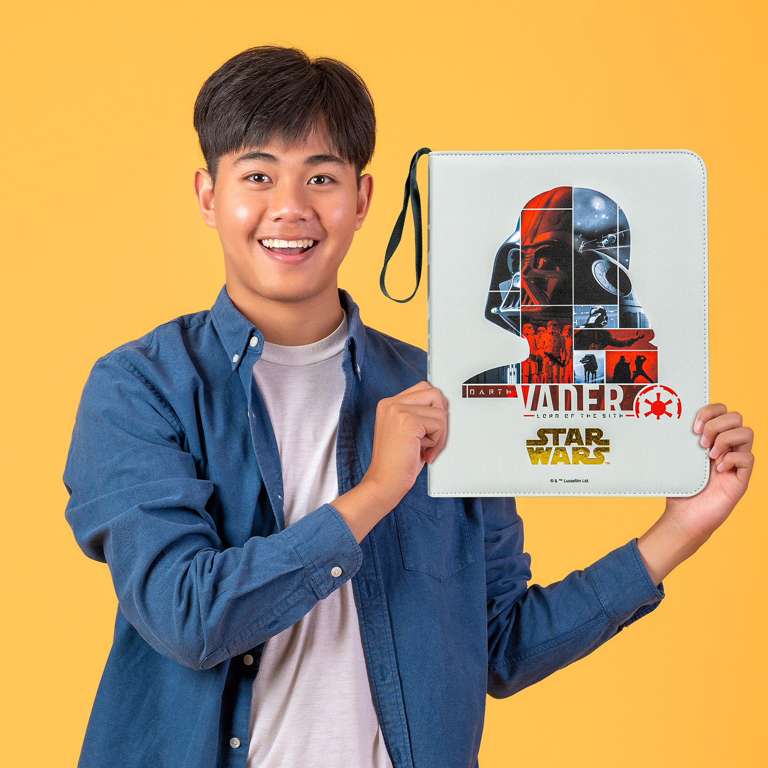 CARDFUN Starwar Collector Card Album 9 Pocket TCG Trading Card Binder Leather Cover Pocket Card Sleeves Anime Cartoon Vader