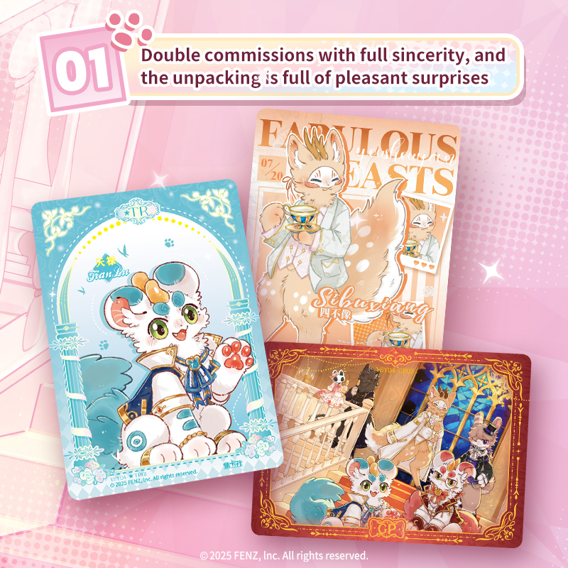 16 Packs CARDFUN Fabulous Beasts Miscellaneous Beauty 3RD Cards Official Anime TCG CCG Collectible Card Game Trading Cards Hobby Gifts Toys