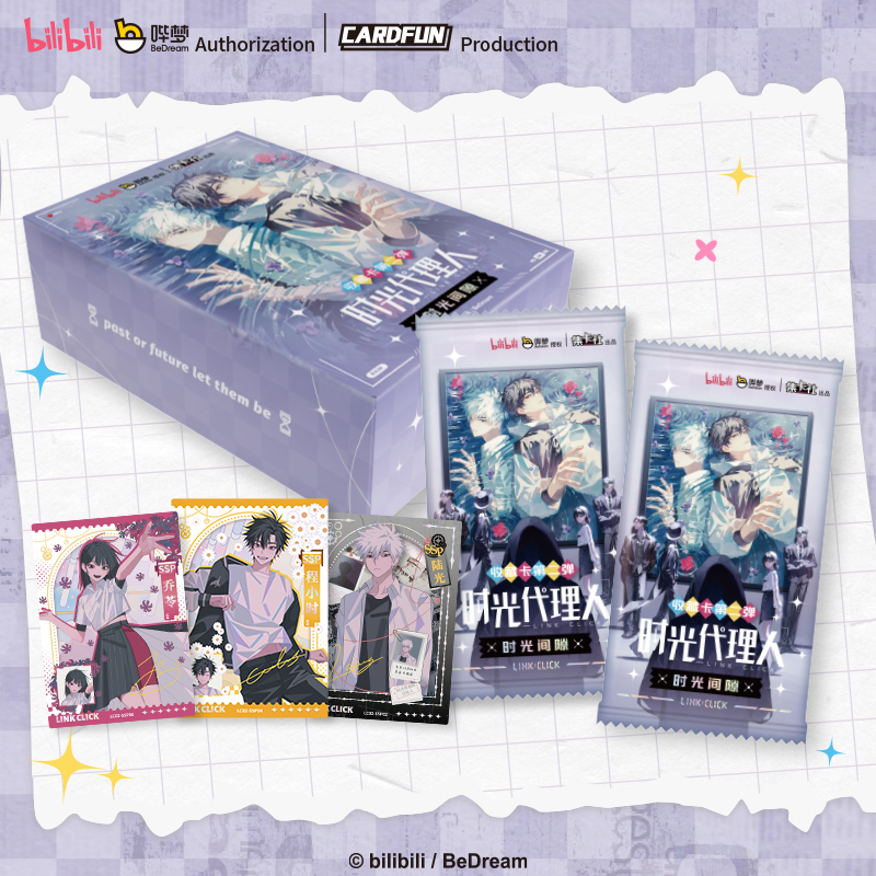 Link Click Time Gap Time Traveling Cheng Xiaoshi Lu Guang TCG CCG Collectible Cards 1Box/10Packs