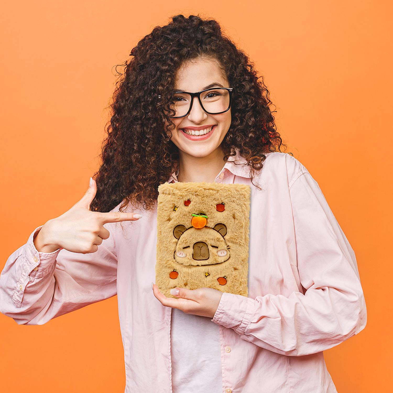 CardFun 4 Pocket Capybara-themed Card Binder, Trading Card Binder Clear Pockets Card Collection Binder, Collectible Card Albums