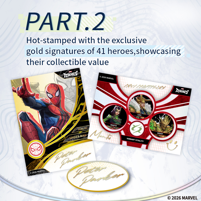 CARDFUN Marvels RIVALS ETERNAL GLORY TRADING CARDS 10 Packs Official Anime TCG CCG Collectable Card Booster Packs