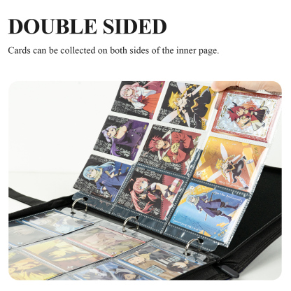 CardFun 9 Pocket That Time I Got Reincarnated as a Slime Card Binder, Trading Card Binder, 360 Cards PU Leather Albums, TCG Card Holder
