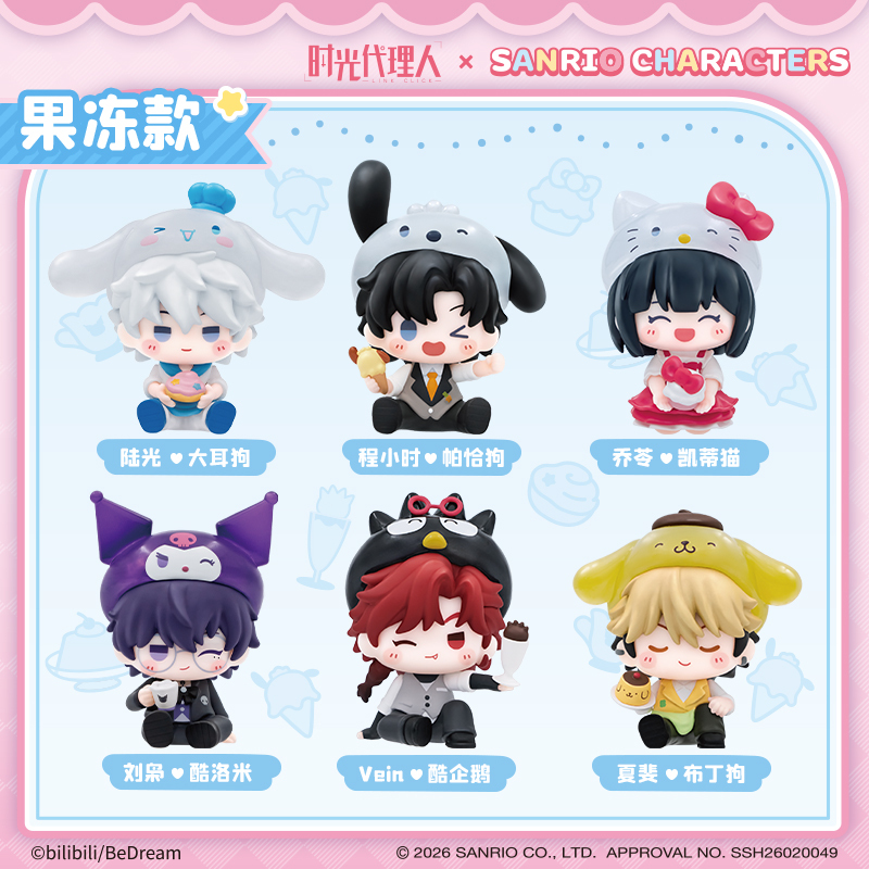 Toyfanz Cardfun LinkClick Sanrio Mini Figures Chibi 12 Boxes per set