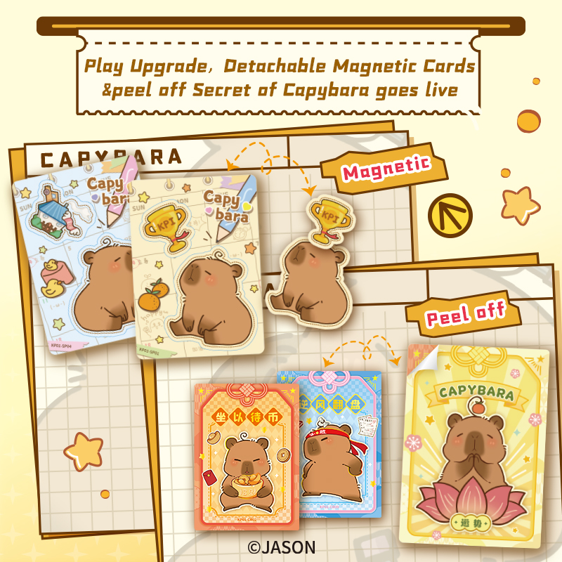 10 Packs CARDFUN Capybara Cards Booster Box Official Anime TCG CCG Collectable Playing/Trading Card Pack