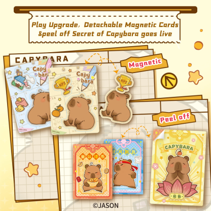 10 Packs CARDFUN Capybara Cards Booster Box Official Anime TCG CCG Collectable Playing/Trading Card Pack