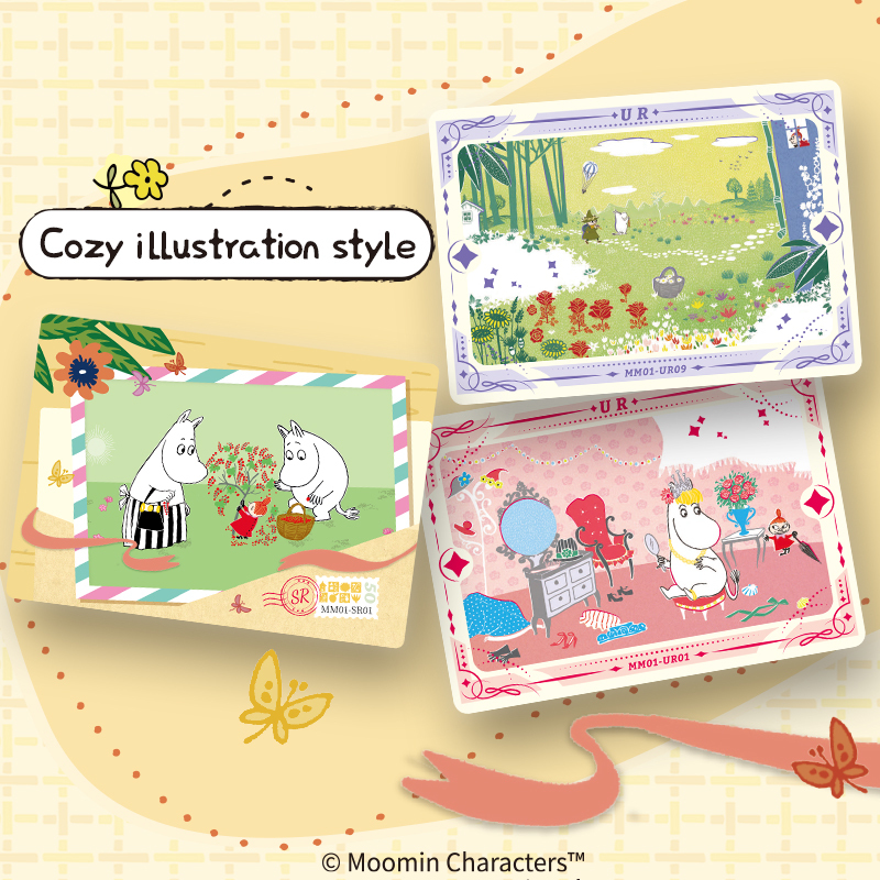 10 Packs CARDFUN Moomin Cards Booster Box Official Anime TCG CCG Collectable Playing Trading Card Pack