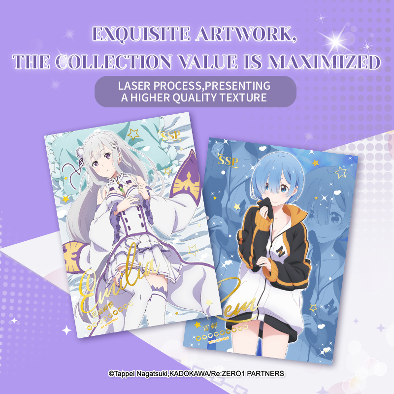 CardFun Re: Life in a Different World from Zero 10Packs Collectable Cards Offical Licensed Cards  Collectable Card Game Trading Card Game