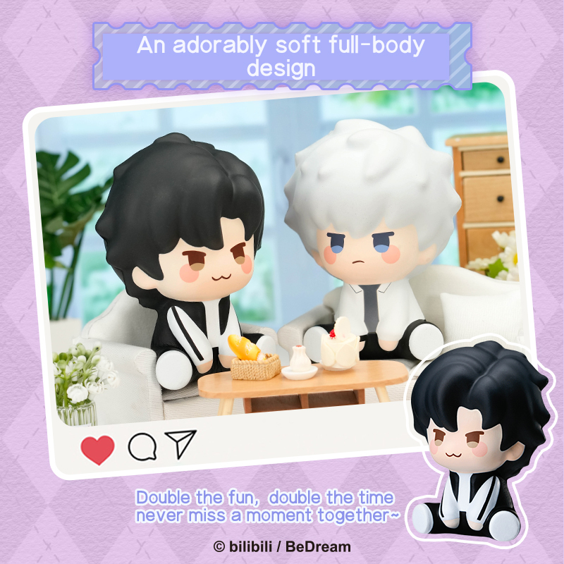 CardFun Link click Cheng Xiaoshi Lu Guang Squishy Toys Anime Cartoon One Pair