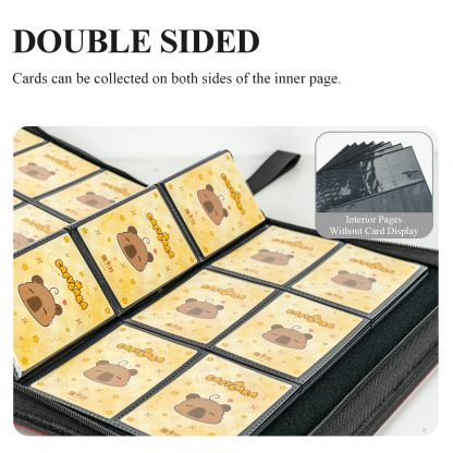 CARDFUN The Island of Siliang Collector Card Album 9 Pocket TCG Trading Card Binder PU Leather 360 Pocket Card with Sleeves