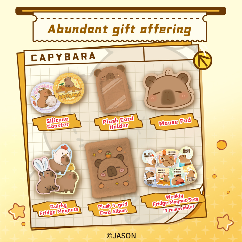 10 Packs CARDFUN Capybara Cards Booster Box Official Anime TCG CCG Collectable Playing/Trading Card Pack